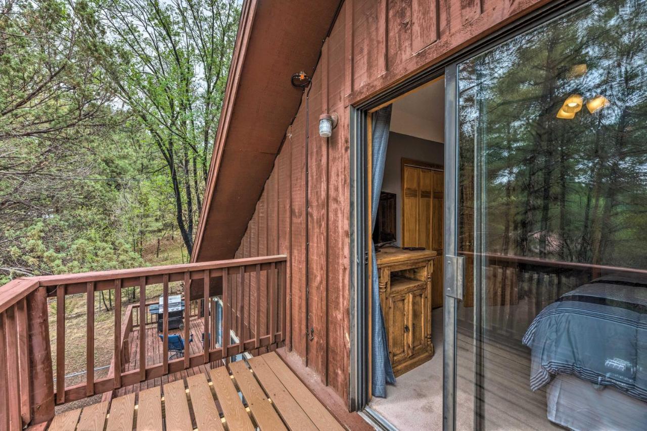 Rustic Ruidoso Cabin With Large Deck And Grill! Dış mekan fotoğraf