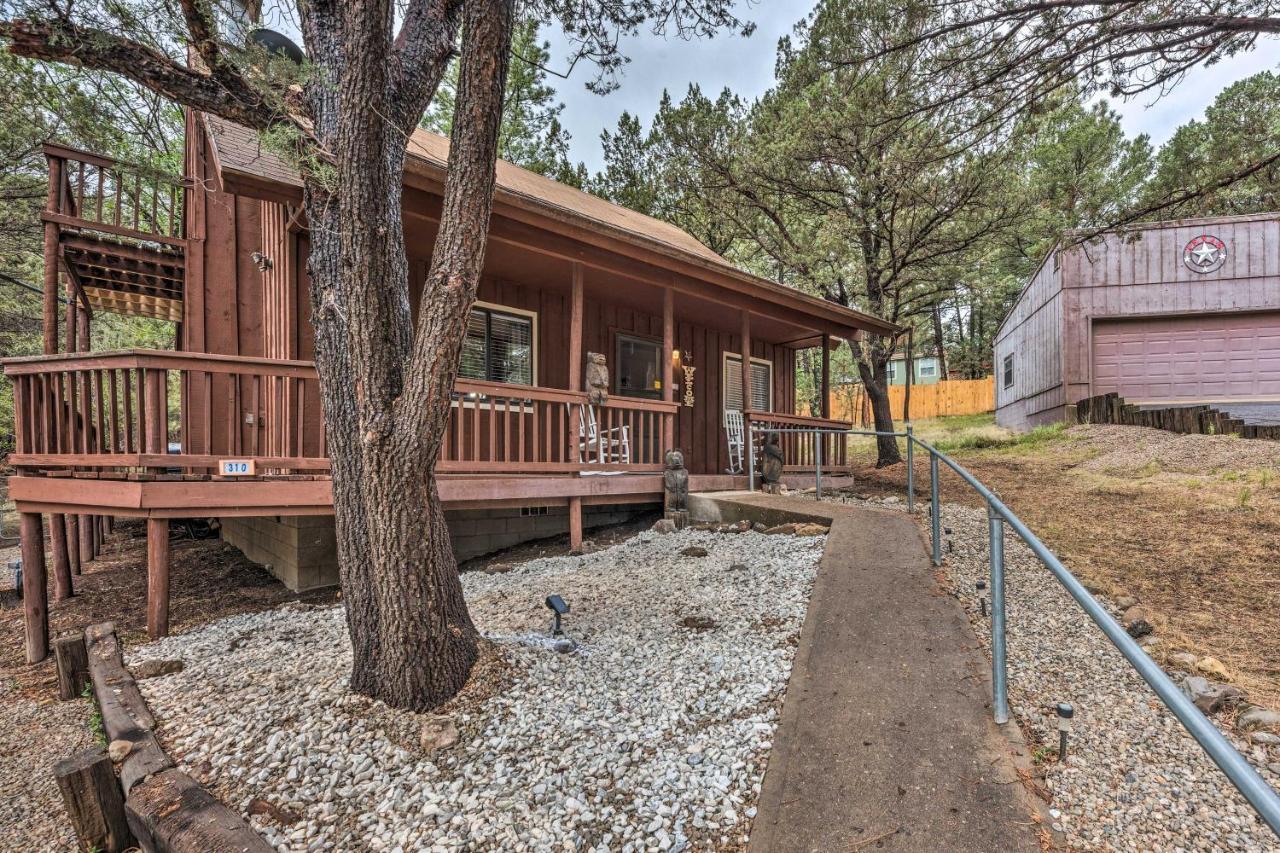 Rustic Ruidoso Cabin With Large Deck And Grill! Dış mekan fotoğraf