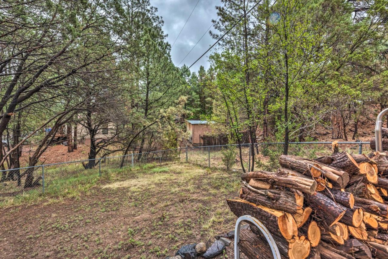 Rustic Ruidoso Cabin With Large Deck And Grill! Dış mekan fotoğraf